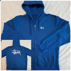 Stussy Basic Zip Up Hoodie
